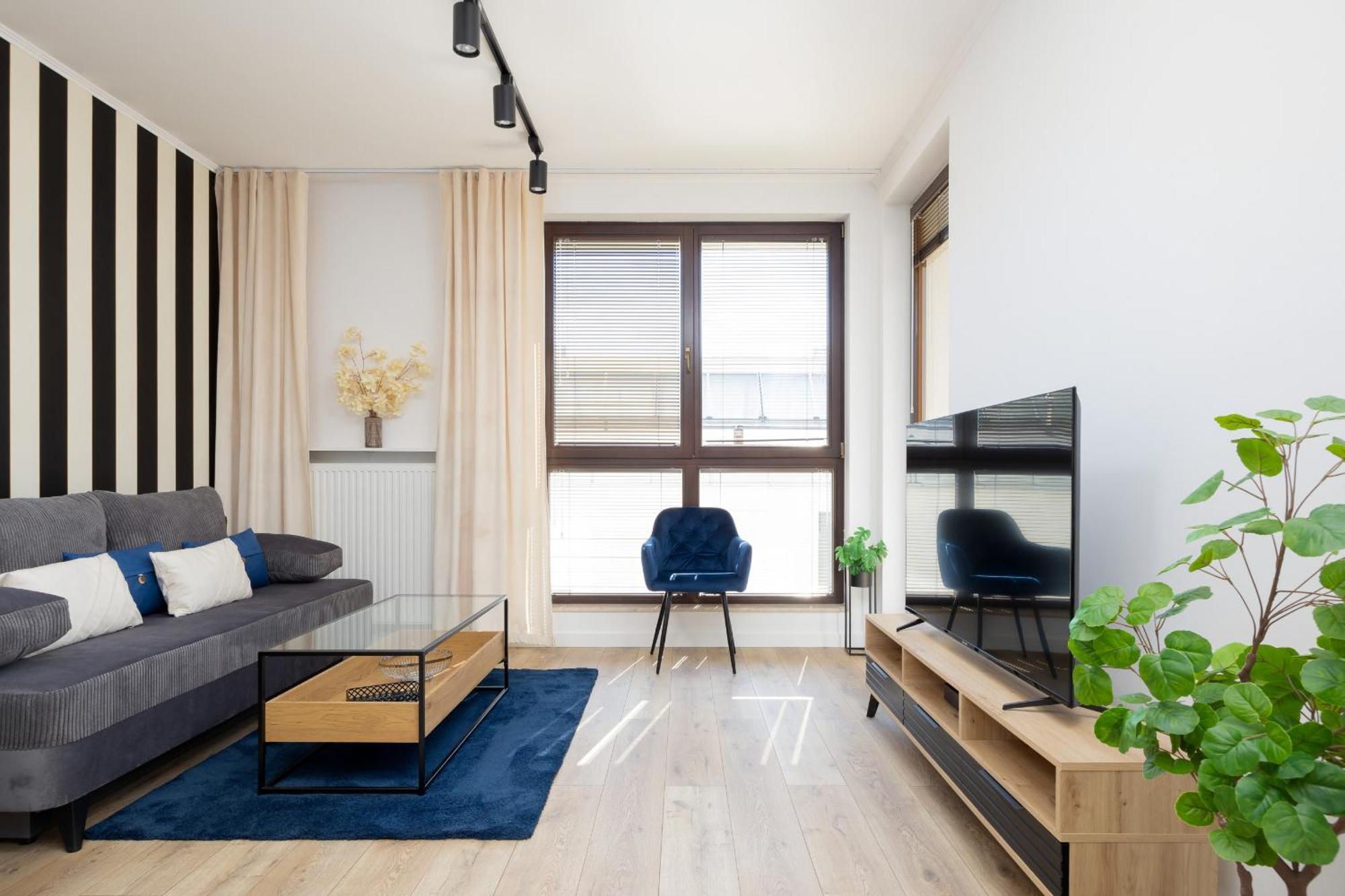 Lägenhet Nowoczesny Z Parkingiem Mokotow By Renters *
